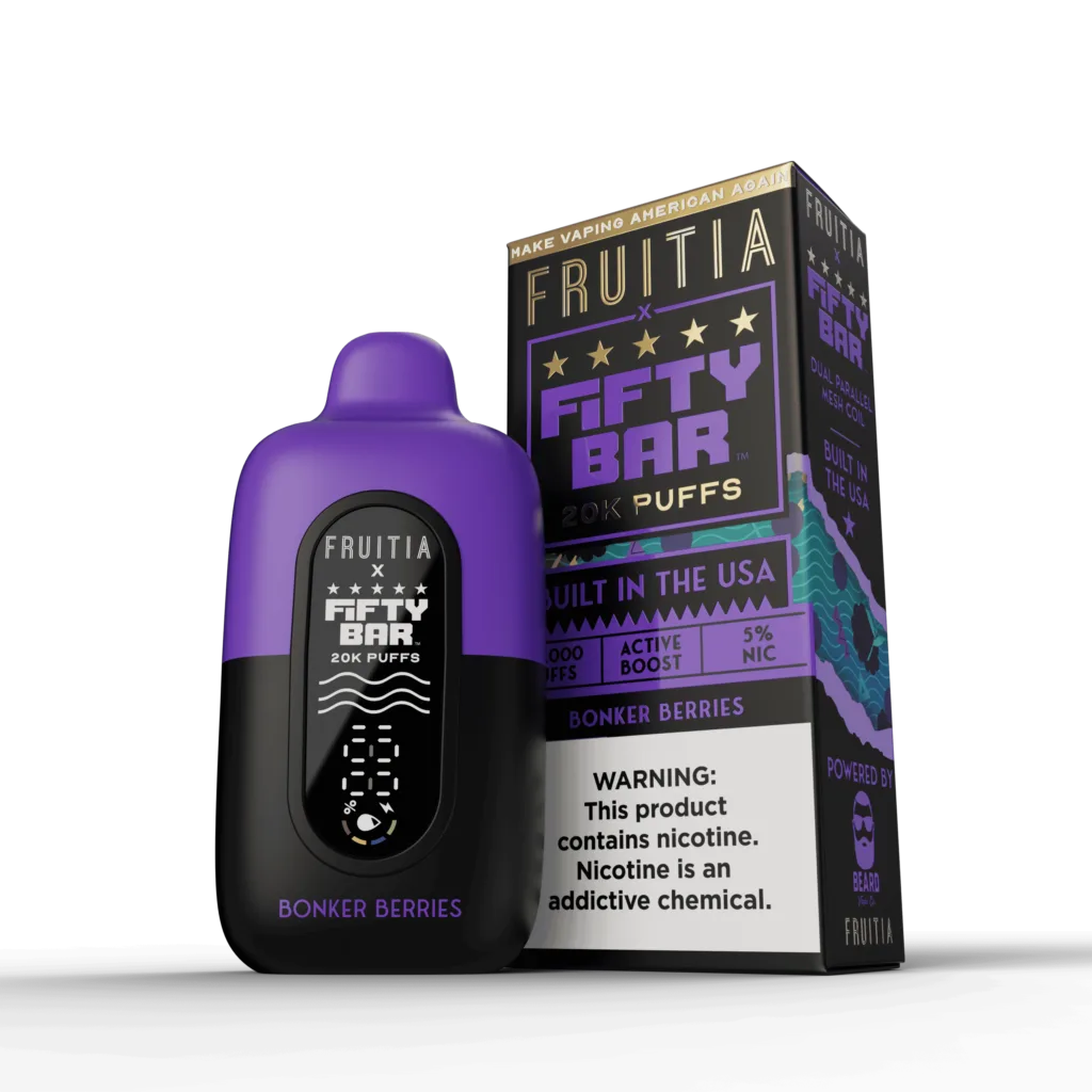 FIFTY BAR X FRUITIA 20K PUFF DISPOSABLES