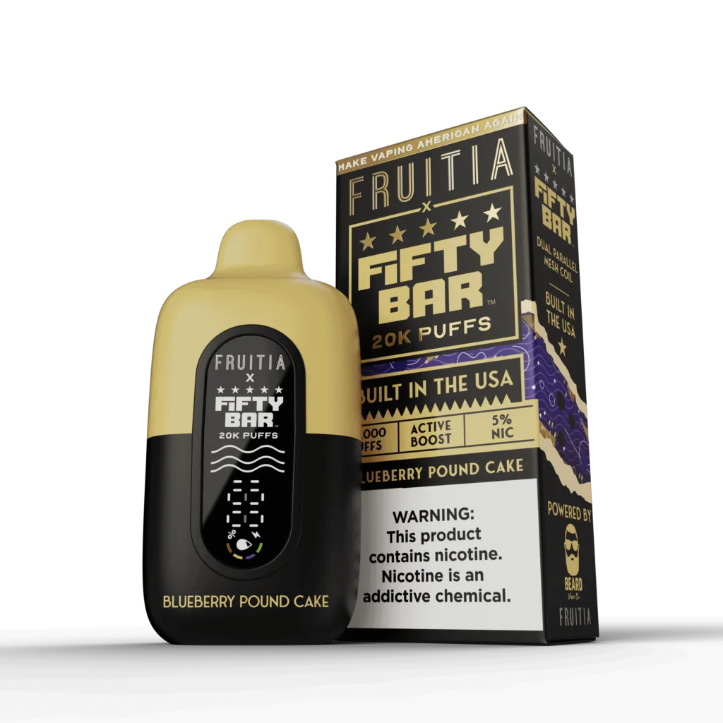 FIFTY BAR X FRUITIA 20K PUFF DISPOSABLES