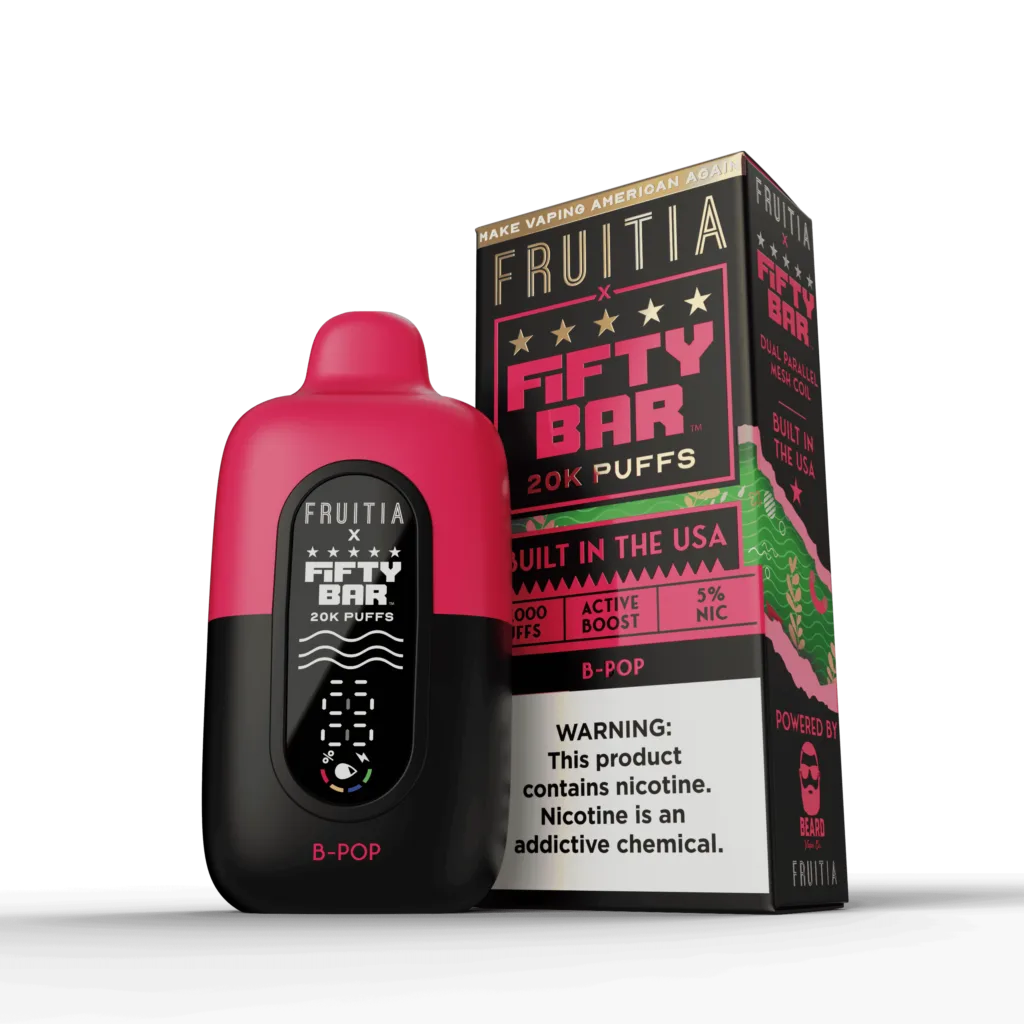 FIFTY BAR X FRUITIA 20K PUFF DISPOSABLES