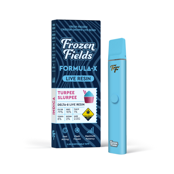 Frozen Fields D8 Formula X 2G Live Resin Disposables