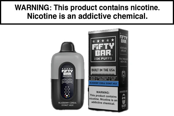 FIFTY BAR 2% V2 20K PUFF DISPOSABLES