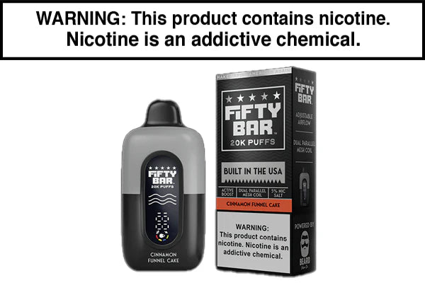 FIFTY BAR 2% V2 20K PUFF DISPOSABLES