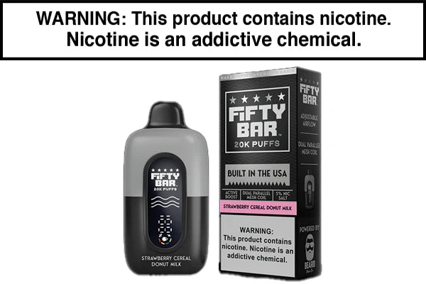 FIFTY BAR 2% V2 20K PUFF DISPOSABLES