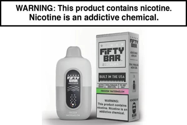 FIFTY BAR 2% V2 20K PUFF DISPOSABLES