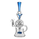 CaliBear 7.7" Dual Color Recycler Water Pipe