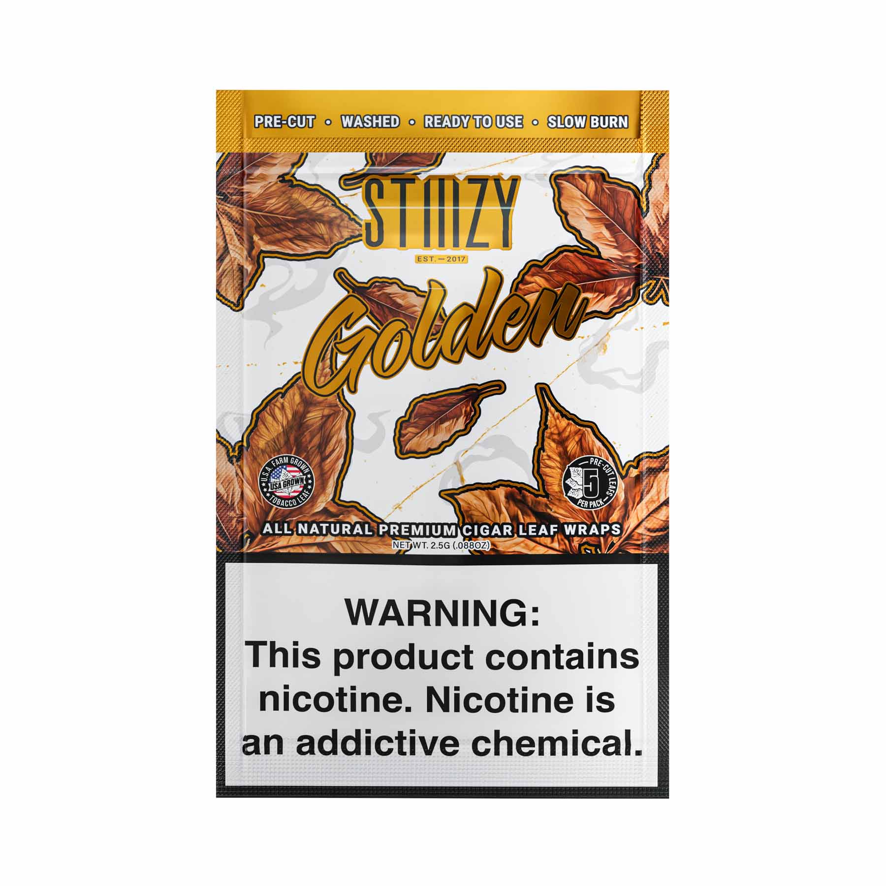 STIIIZY ALL NATURAL LEAF WRAPS (5CT)