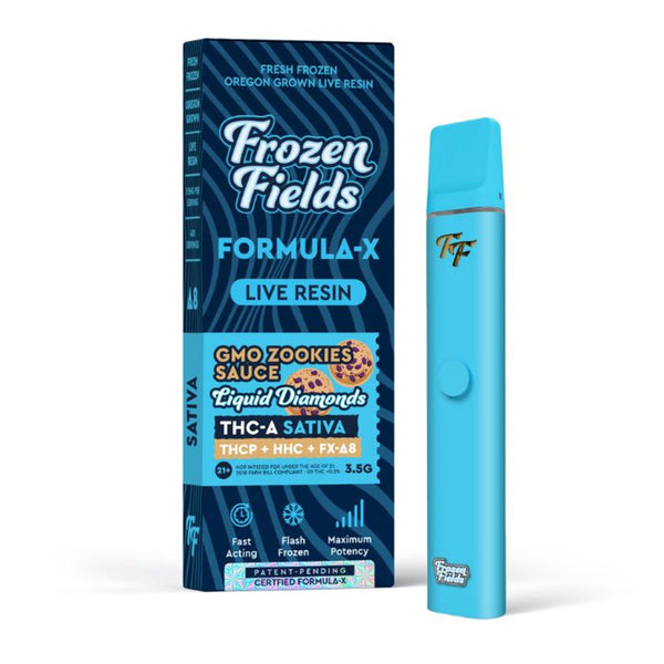 Frozen Fields Formula X Live Resin 3.5G Disposable - Maximum Potency, Pure Flavor