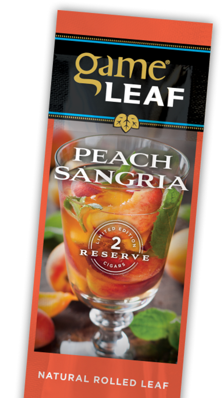 Game Leaf Cigars Peach Sangria (2 Count)