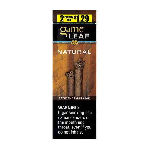Game Leaf Cigars Natural (2 Pack)