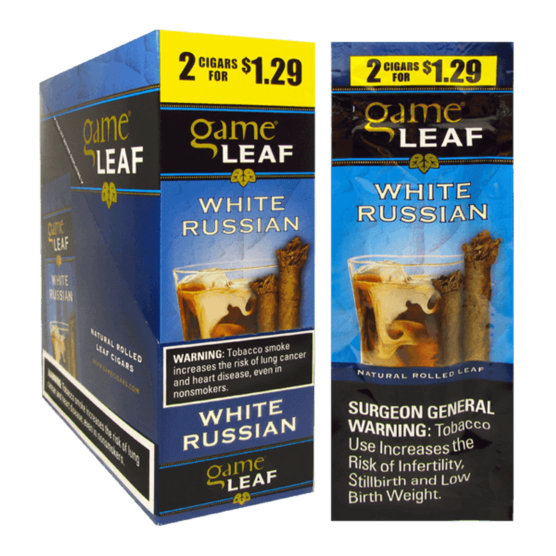 Game Leaf Cigars White Russian (2 Pack)