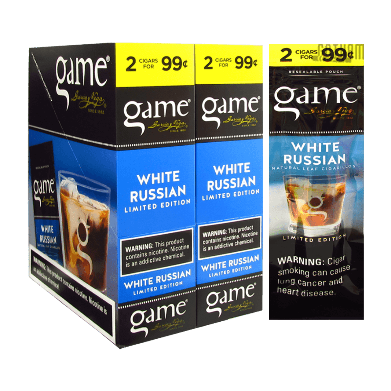 Game Cigars 2-Pack  Mvp White Russian