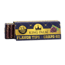 King Palm French Brown 1 1/4 Rolling Paper Flavor Tips