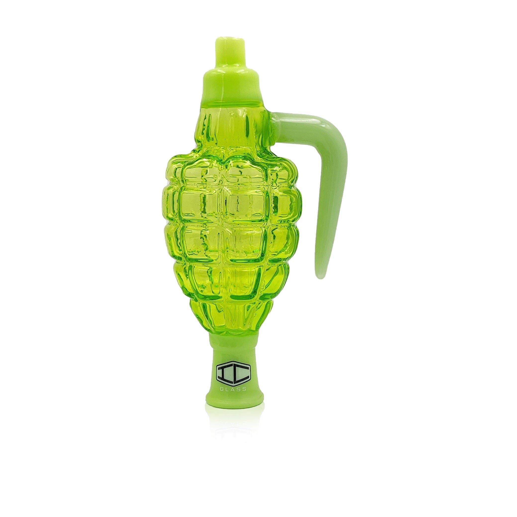 On Point Glass 11" Fumed Grenade Perc Recycler