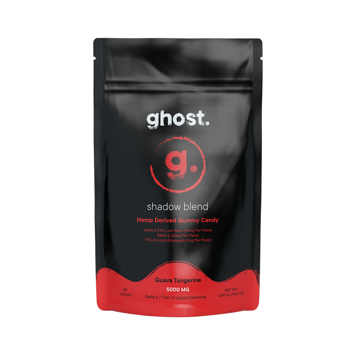 Ghost Shadow Blend Delta 6 + THCA Liquid Diamonds Gummies 5000Mg