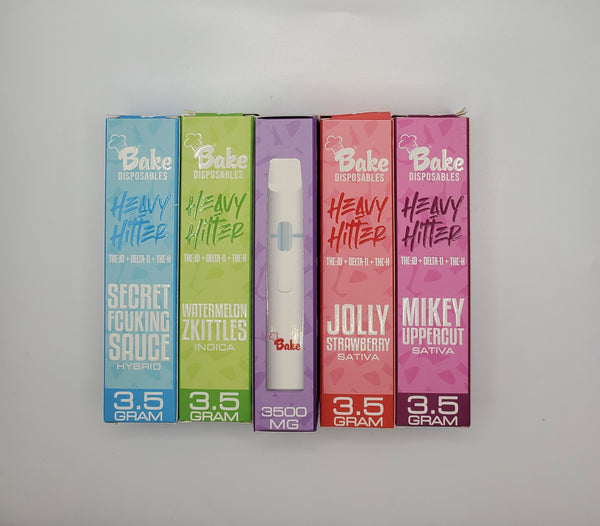 Bake Heavy Hitter 3.5G Disposable - THC-JD, Delta 11 & THC-H