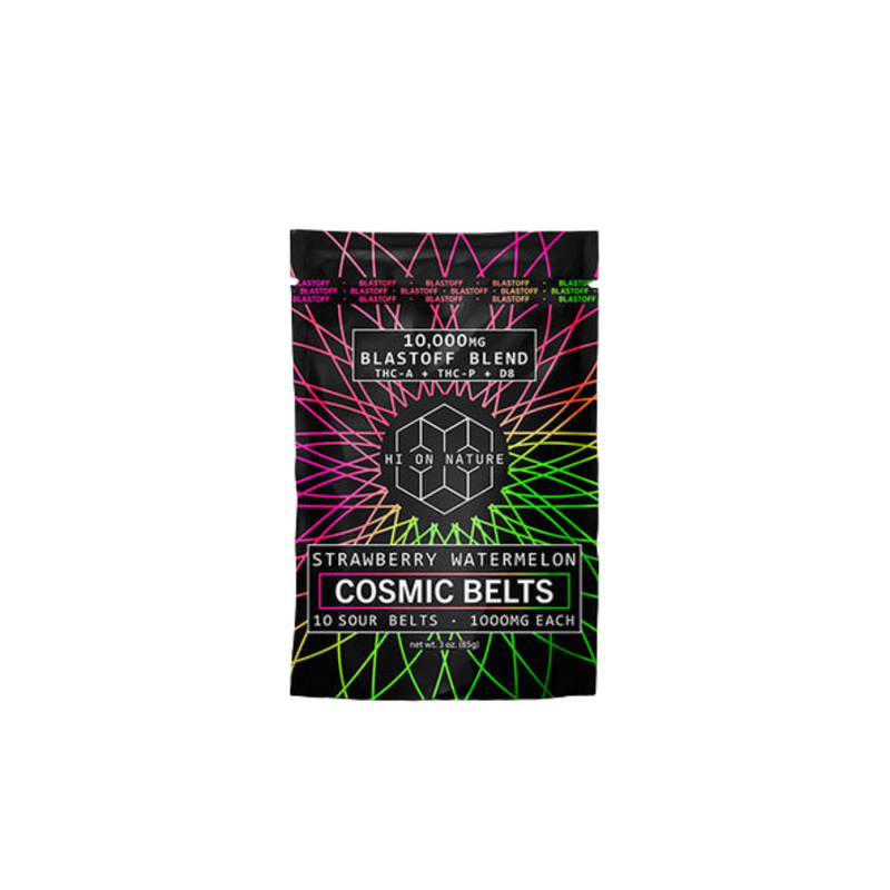 Hi On Nature Blast Off Blend Cosmic Belts 10,000Mg (10Ct)