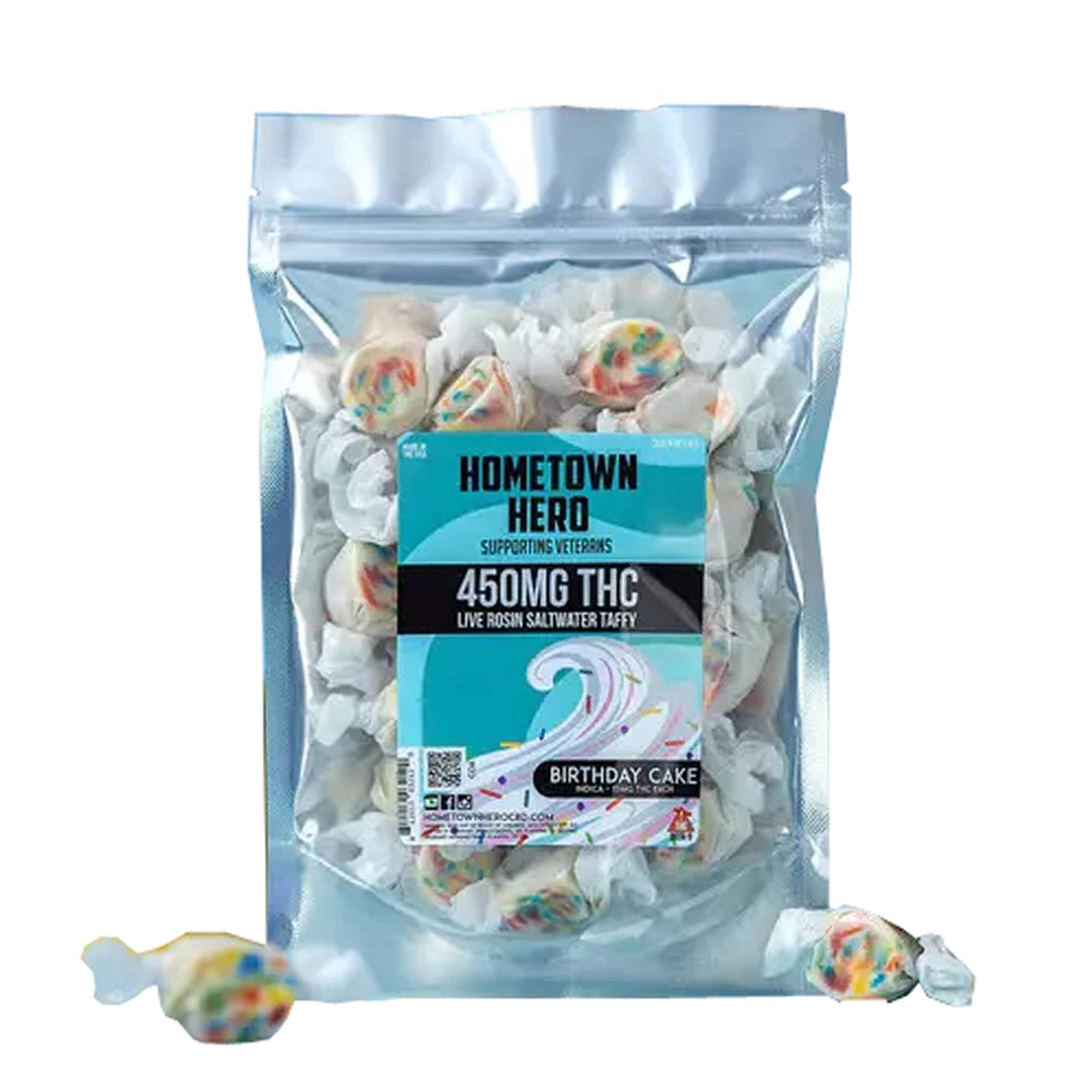 Hometown Hero Delta 9 Salt Water Taffy (450Mg, 30Ct)