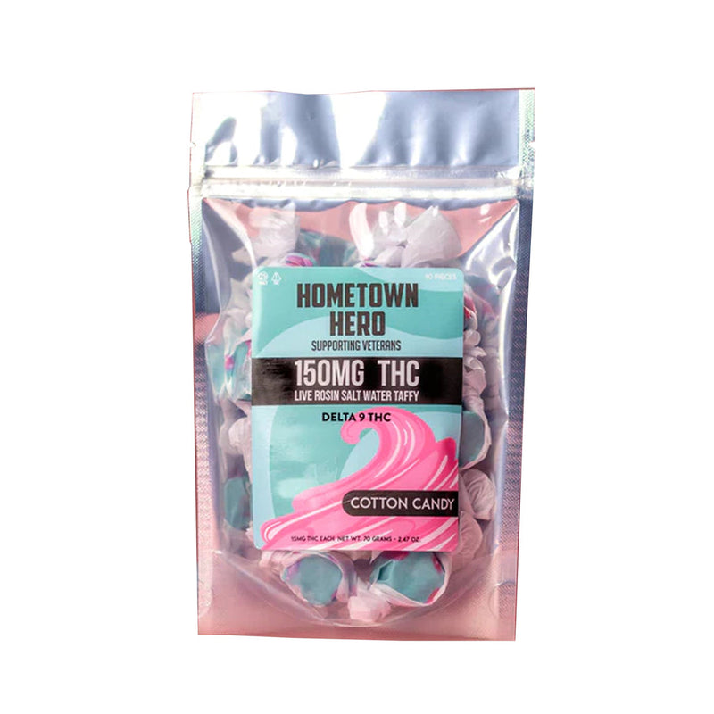 Hometown Hero Delta 9 Salt Water Taffy (10Ct)