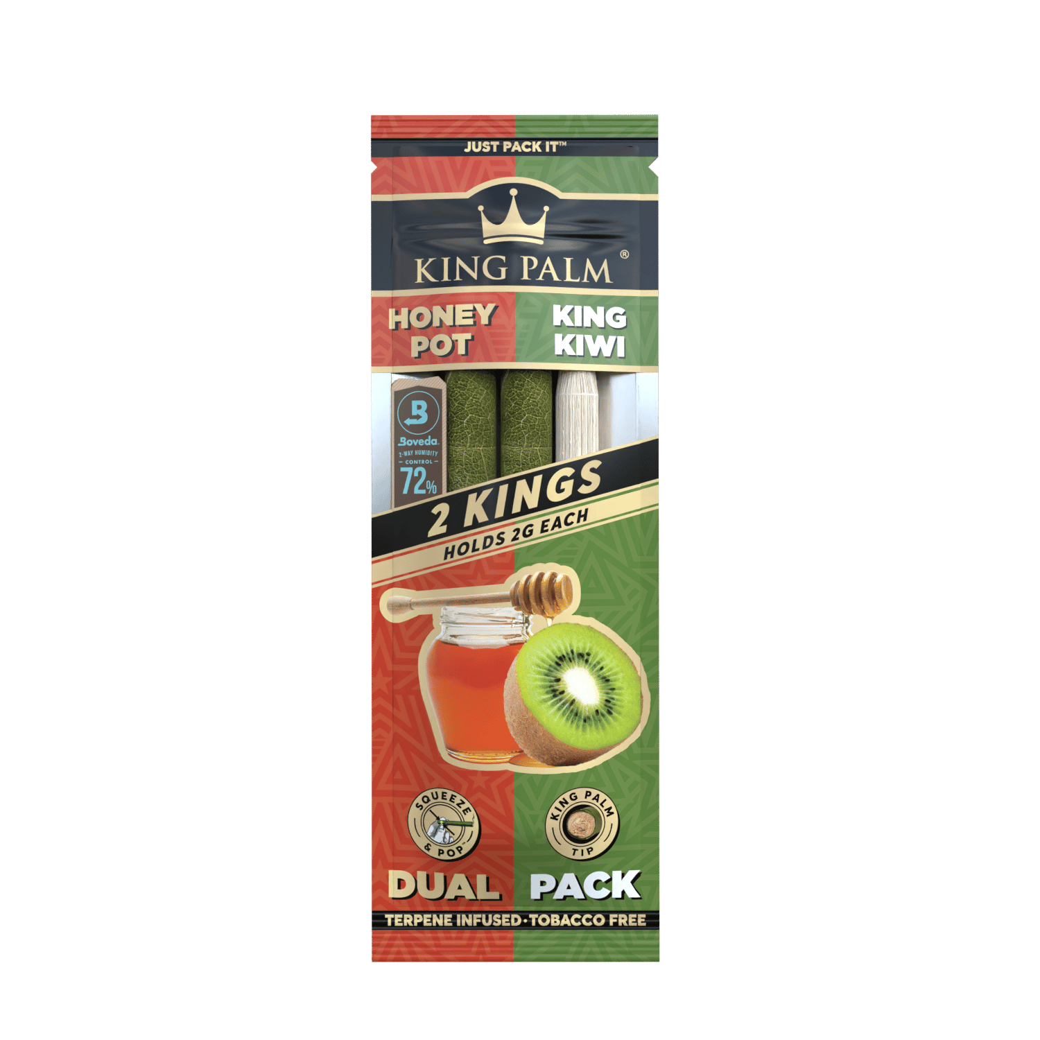 King Palm Dual Pack King Size (2-Pack)