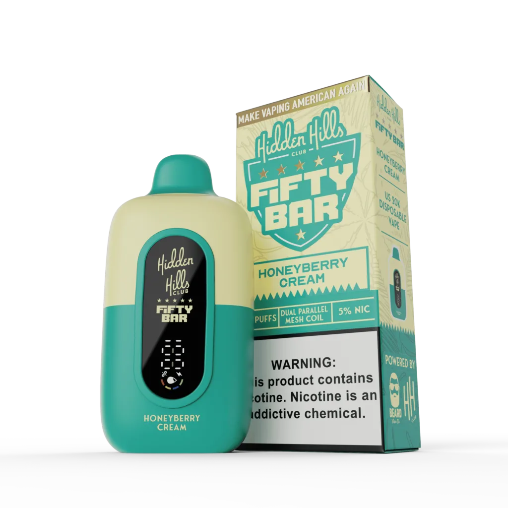 FIFTY BAR X HIDDEN HILLS 20K PUFF DISPOSABLES