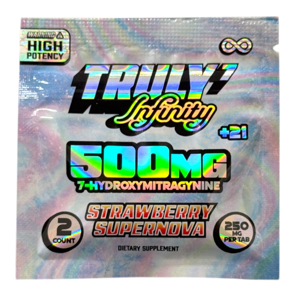 TRULY 7 HYDROXY INFINITY 500MG (2CT)