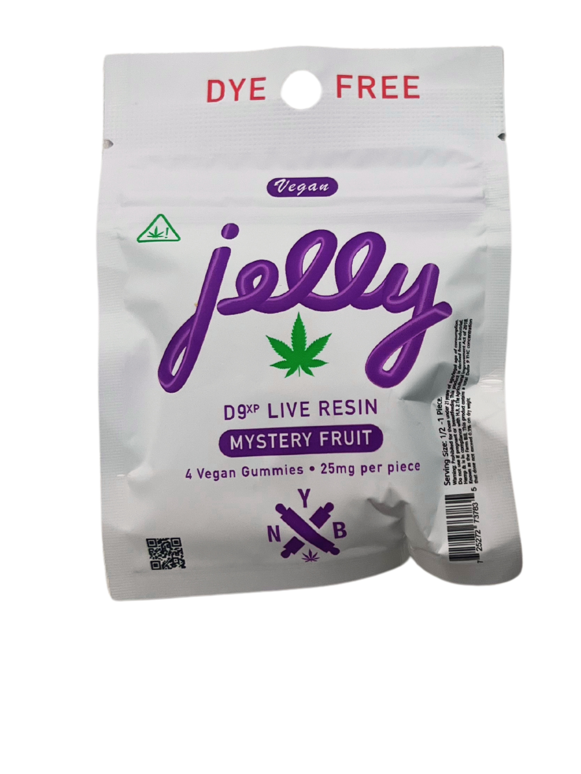 JELLY D9 XP LIVE RESIN 100MG (25MG X 4CT)