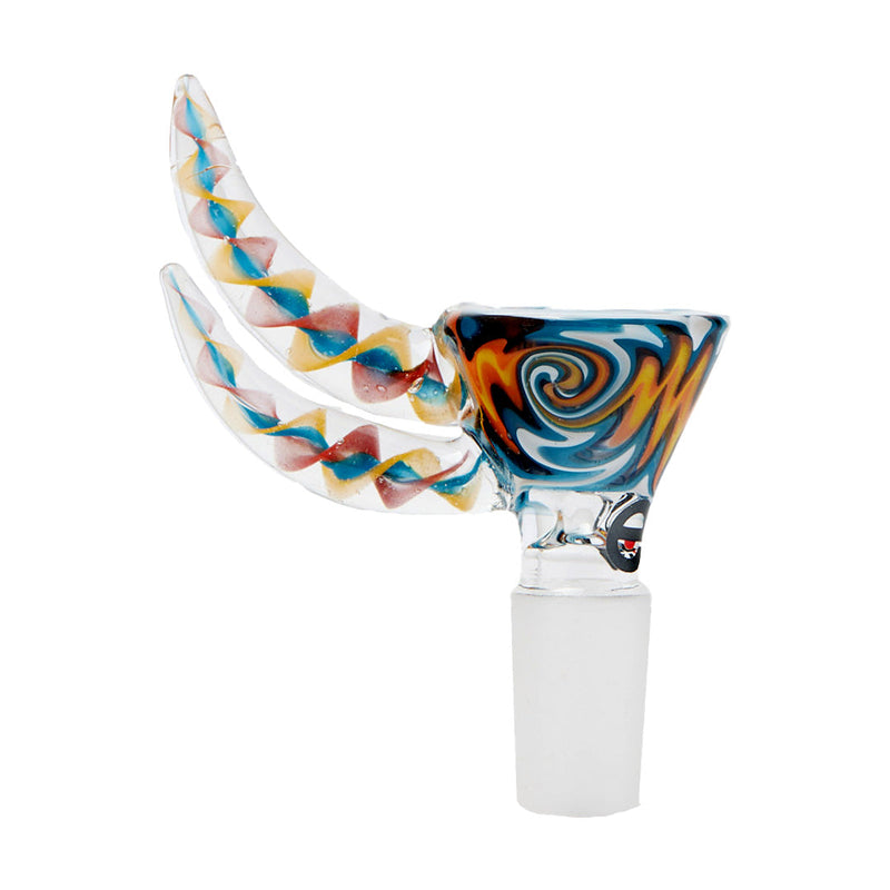 Cheech 14Mm Wig Wag Dual Horn Bowl