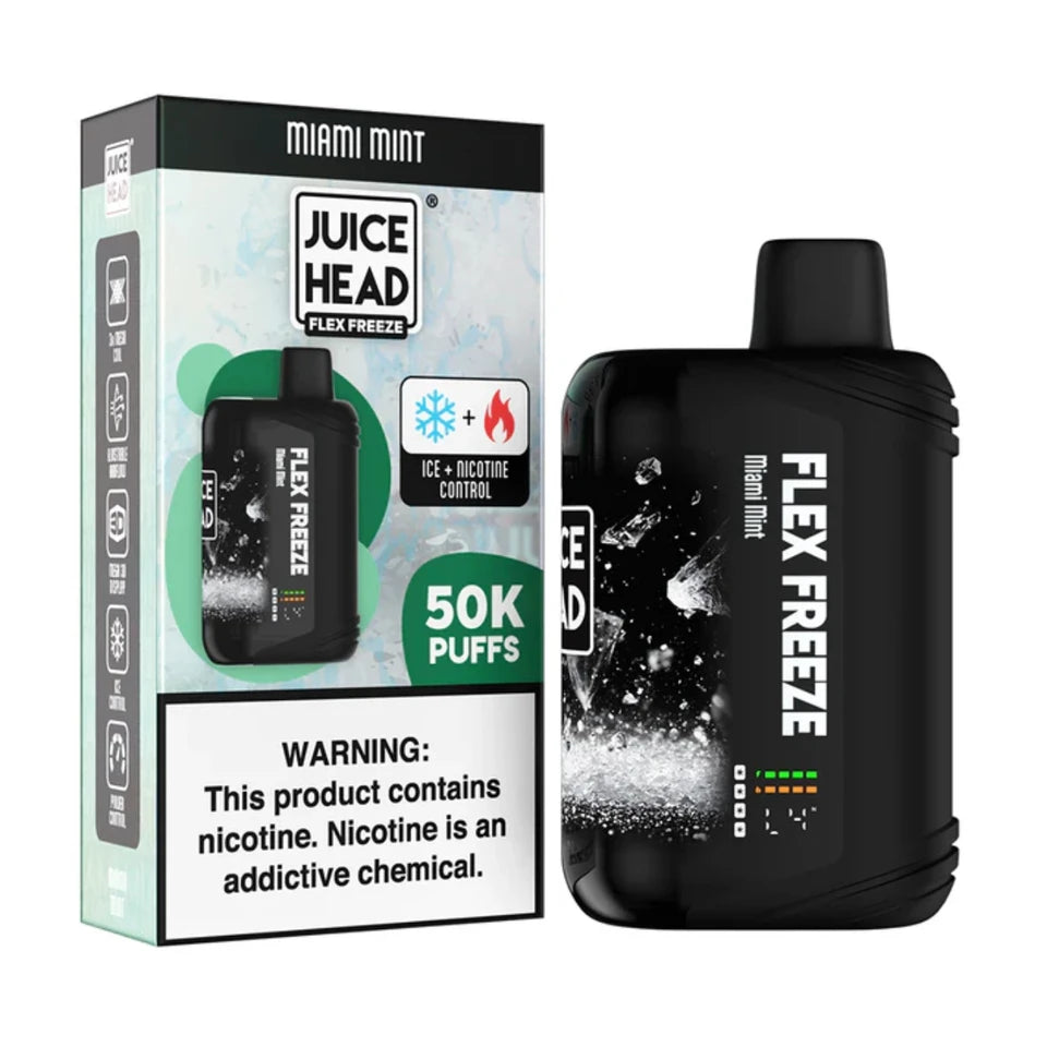 JUICE HEAD FLEX FREEZE 50K PUFF DISPOSABLES