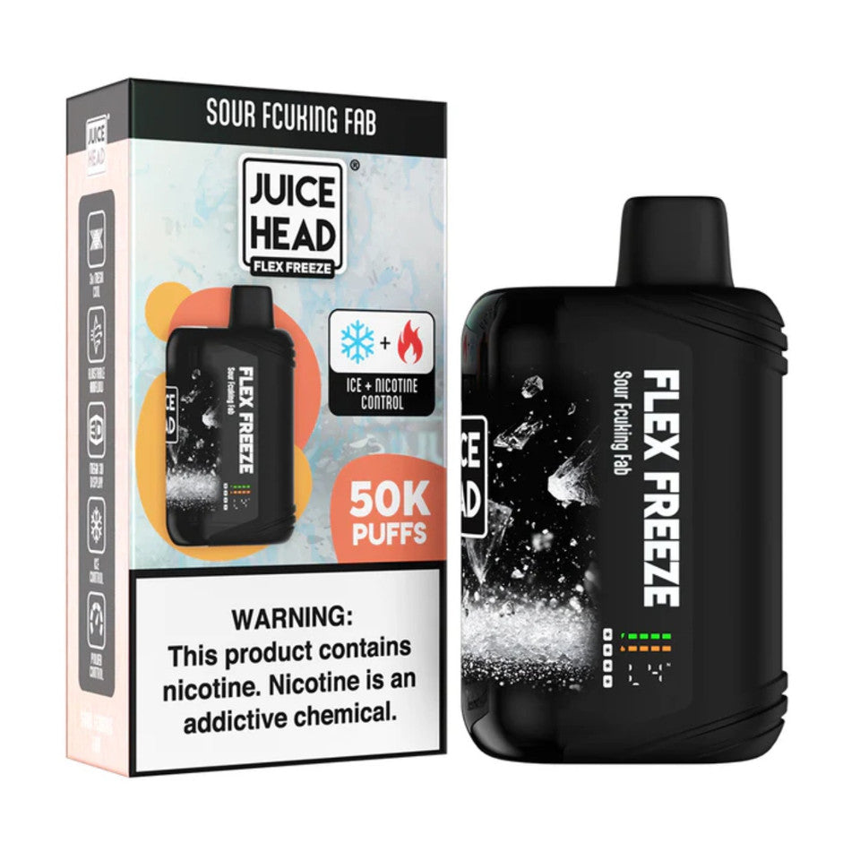 JUICE HEAD FLEX FREEZE 50K PUFF DISPOSABLES