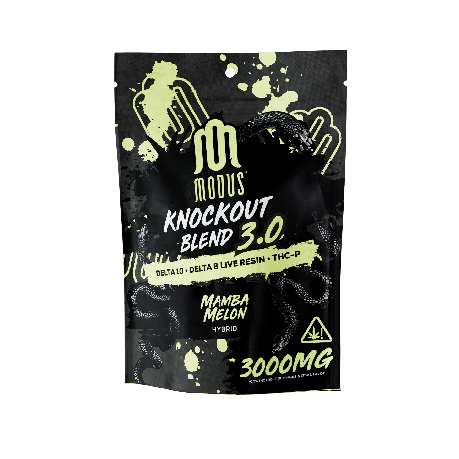 Modus Knockout Blend 3.0 D8 D10 THCA (3000Mg) Gummies Modus Knockout Blend 3.0 D8 D10 THCA (3000Mg) Gummies