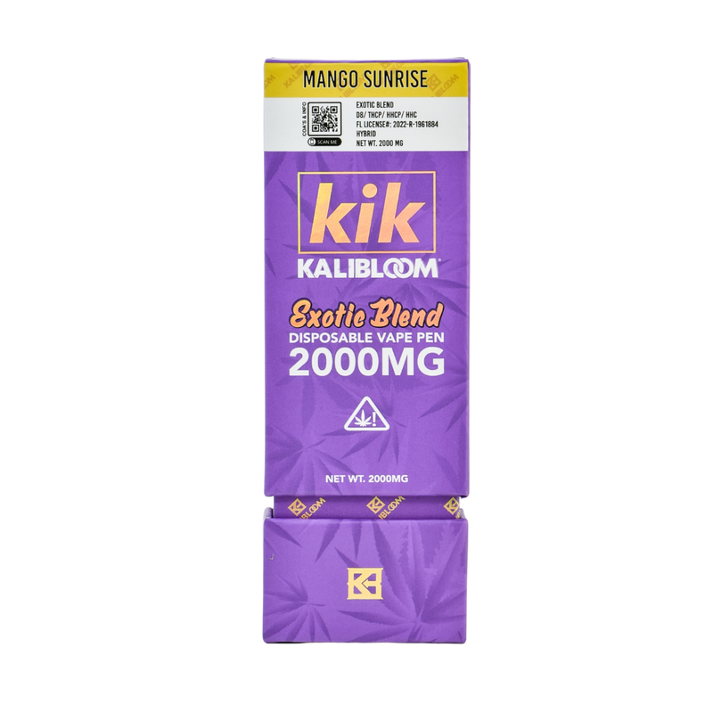 KIK Exotic Blend D8 THCP HHCP HHC 2000Mg Disposable
