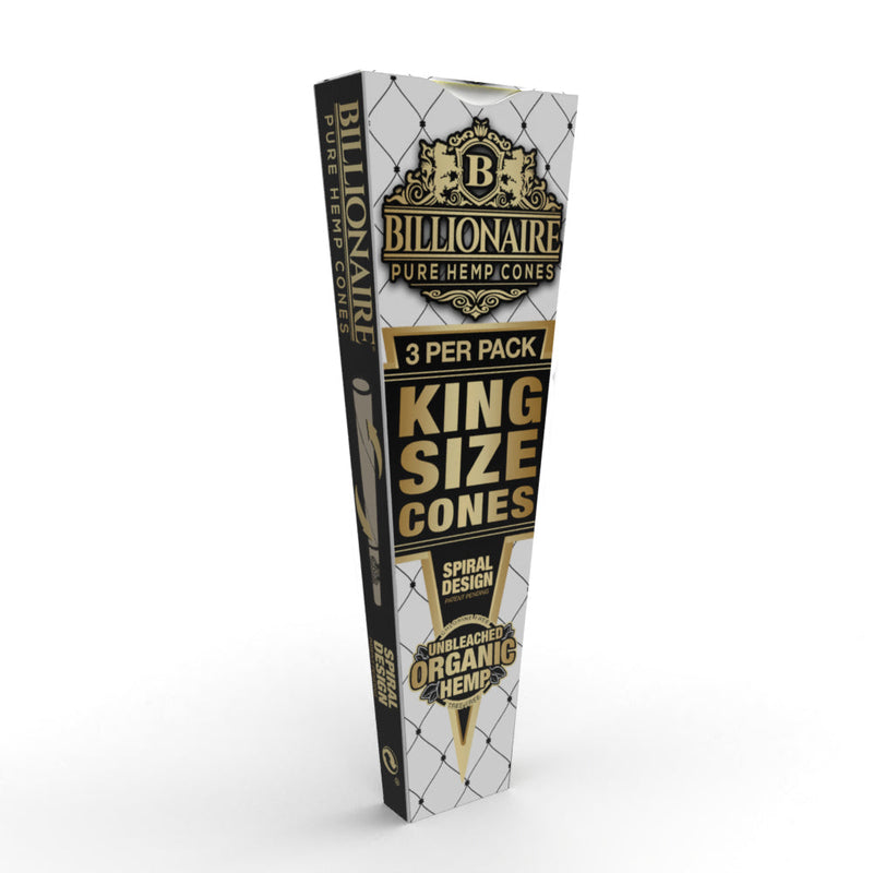 Billionaire Organic Unbleached Cones