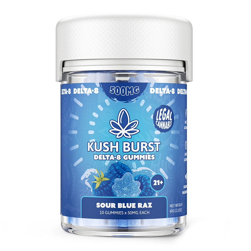 Kush Burst D8 THCO Gummies (500Mg)