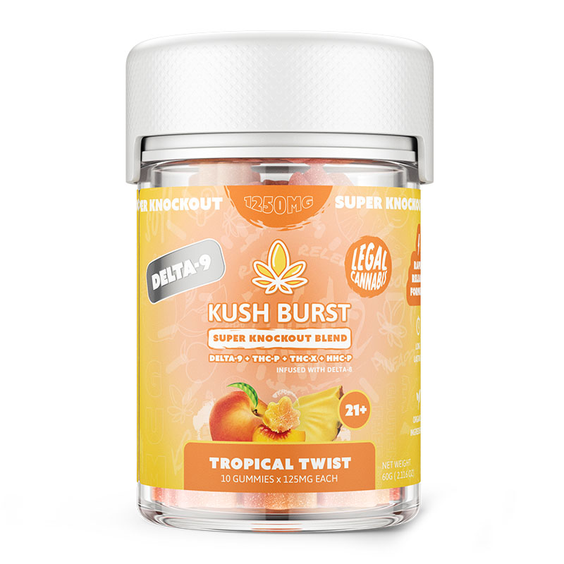 Kush Burst Super Knockout Blend Gummies (1250Mg)