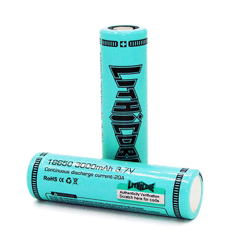 Lithicore 18650 Battery – 3000mAh