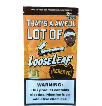 LOOSE LEAF 2CT ALL NATURAL LEAF WRAPS