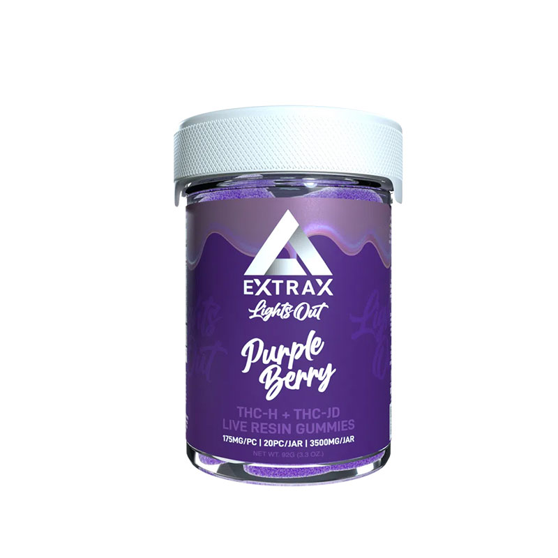 Extrax Lights Out Live Resin 3500Mg Gummies Thch Thcjd