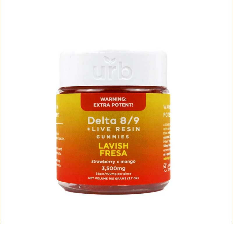 URB D8/D9 LIVE RESIN 3500MG GUMMIES