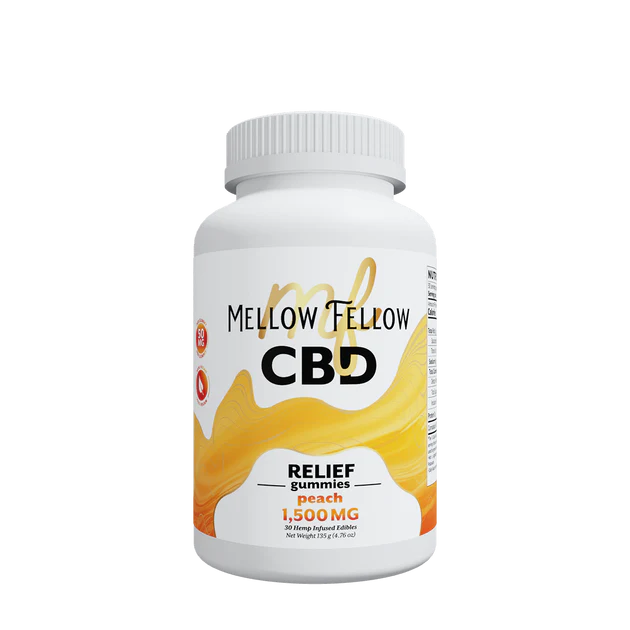 MELLOW FELLOW CBD RELIEF GUMMIES 50MG (30CT)