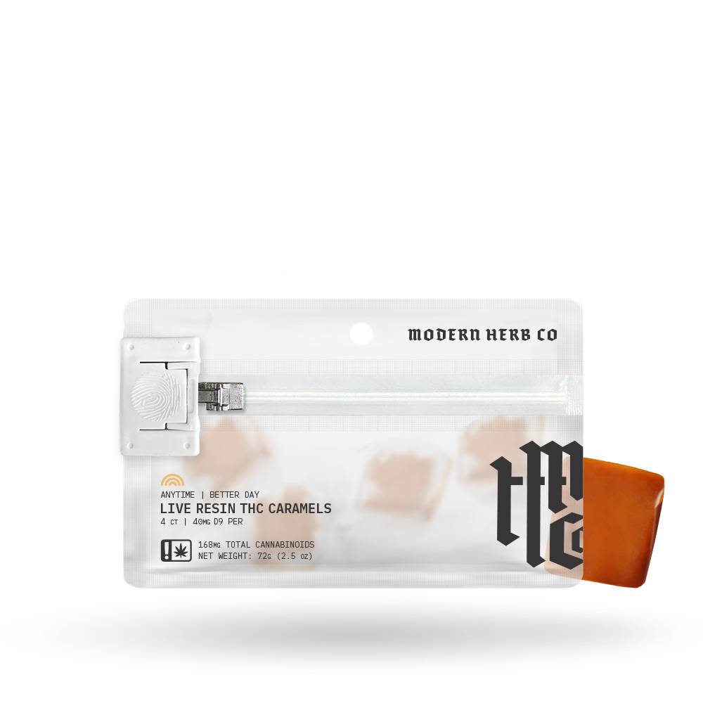 MODERN HERB CO D9 LIVE RESIN CARAMELS (4CT)