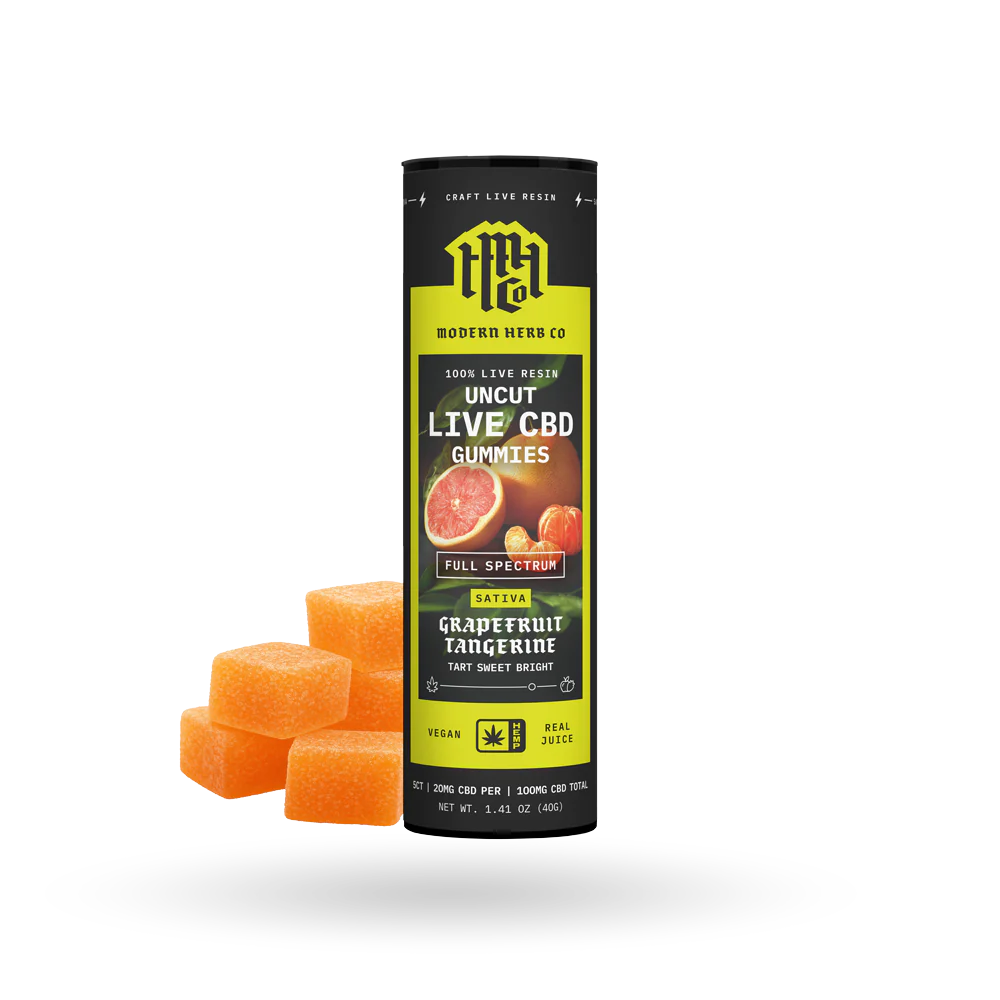 MODERN HERB CO UNCUT LIVE CBD GUMMIES 5CT