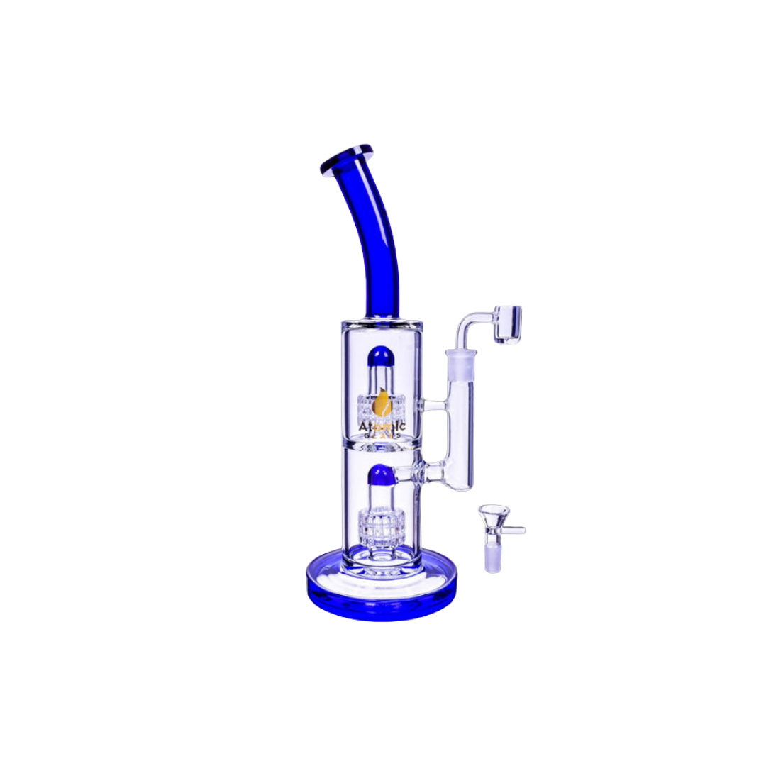 On Point Glass 13" Double Matrix Perc Big Rig Water Pipe