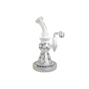 On Point Glass 9" Frosted Cone Showerhead Water Pipe
