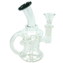 Chill Glass 6" Bent Neck Incycler Water Pipe