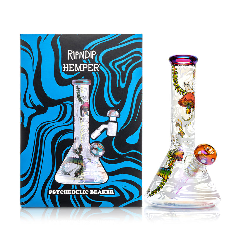 HEMPER GLASS - RIPINDIP GLASS BEAKER WATER PIPES