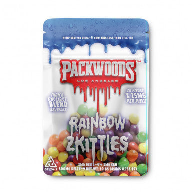 Packwoods Delta 9 Rainbow Zkittles 500Mg