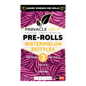 PINNACLE HEMP DELTA-8 3PK PRE ROLLS