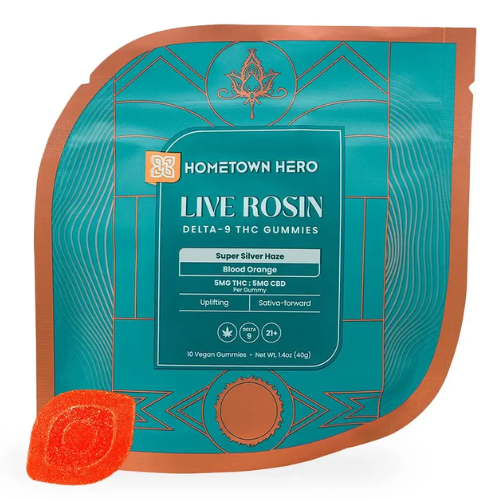 Hometown Hero D9 Live Rosin Gummies (2Ct)