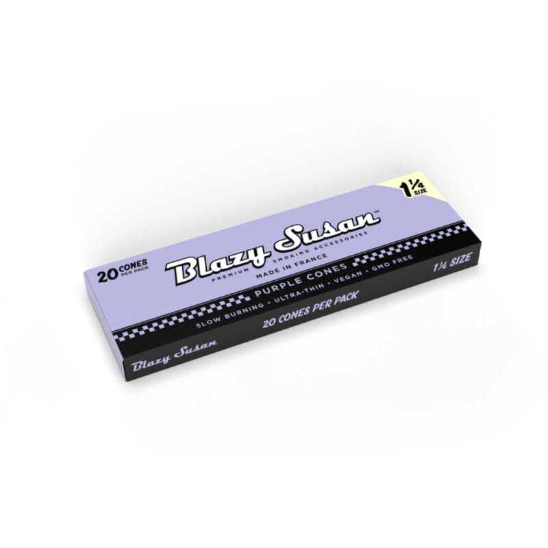 BLAZY SUSAN 20CT PURPLE CONES
