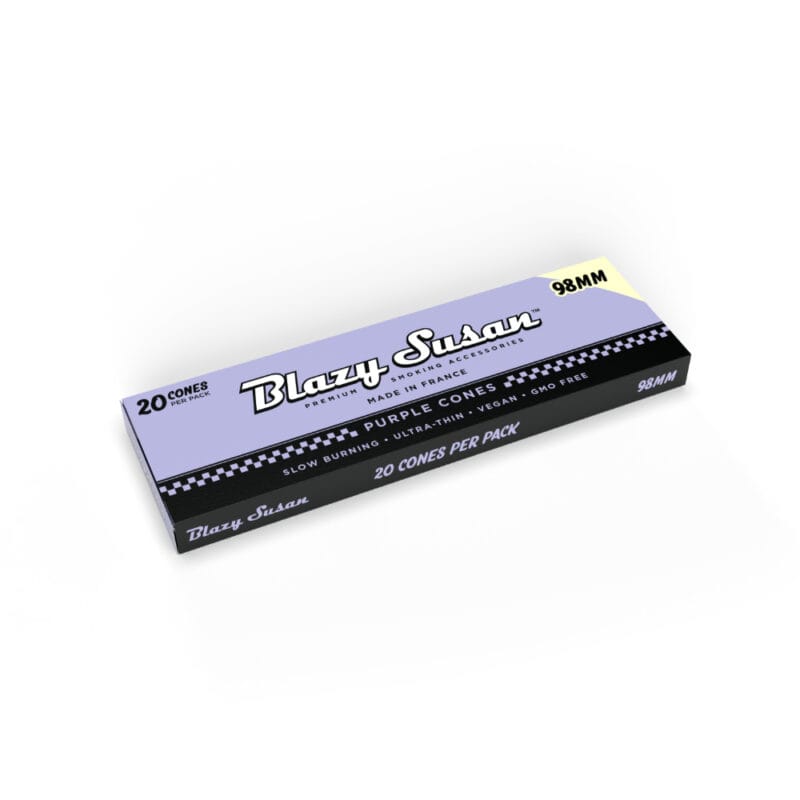 BLAZY SUSAN 20CT PURPLE CONES